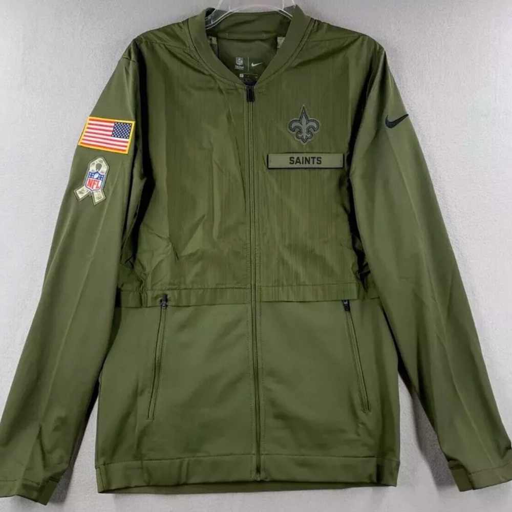 New Orleans Saints Nike 2018 Salute to Service Sideline Hybrid Jacket Men Large